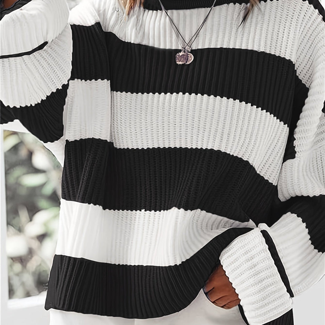 Ivy | Relaxed colourblock Jumper