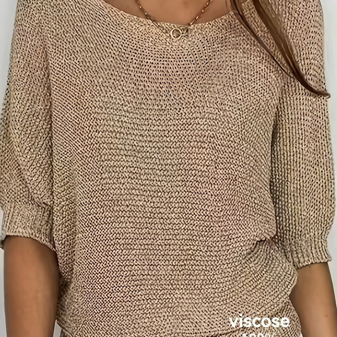 Lena | Relaxed Open-Knit Jumper