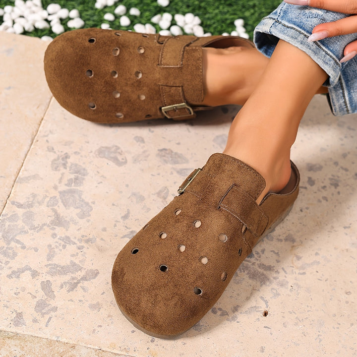 Marion | Buckle-Detail Slip-On Clogs