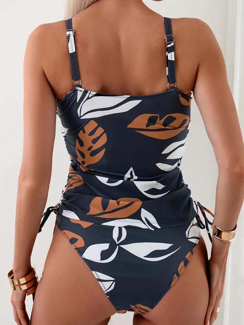 Natalie | Stylish Printed Tankini Swimsuit