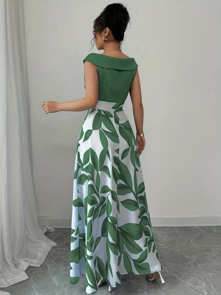 Lucille | Elegant Floral Maxi Dress