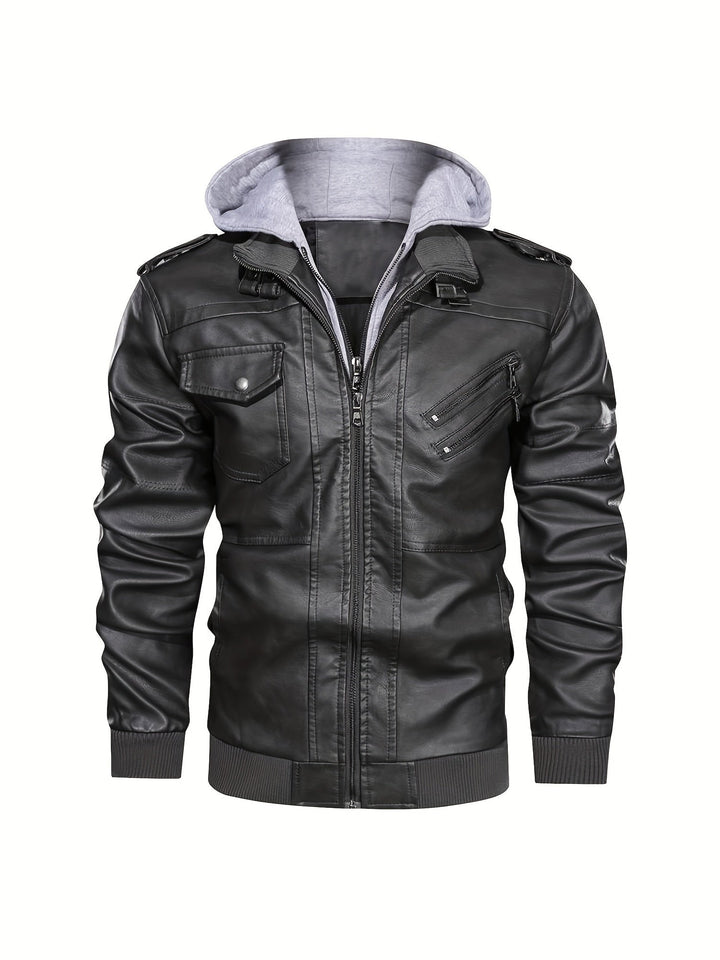 Maddox | Hooded Moto Jacket