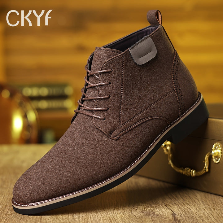 Alden | Refined Lace-Up Ankle Boots