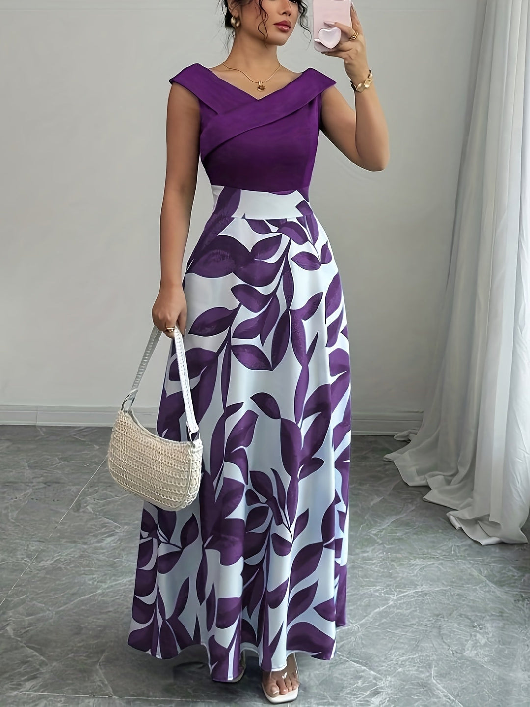 Lucille | Elegant Floral Maxi Dress