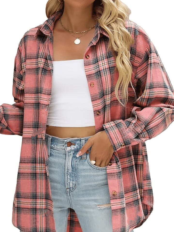 Marlowe | Relaxed Plaid Shirt
