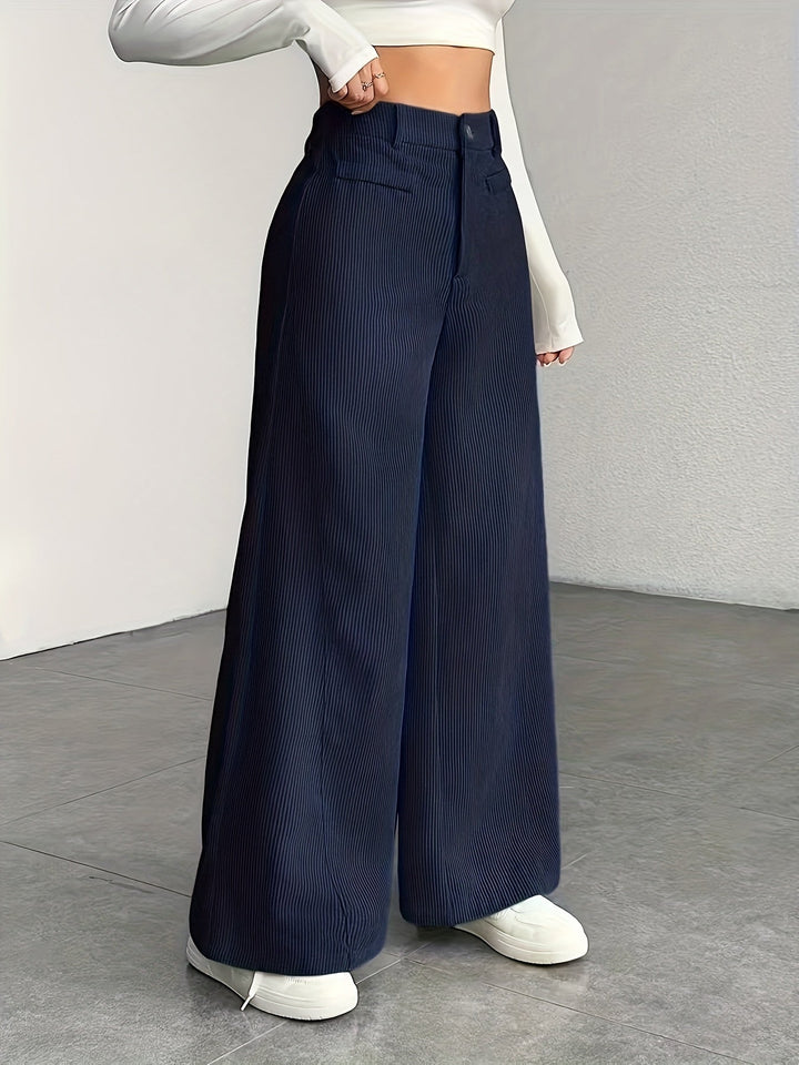 Kimberly | High-Waisted Wide-Leg Trousers