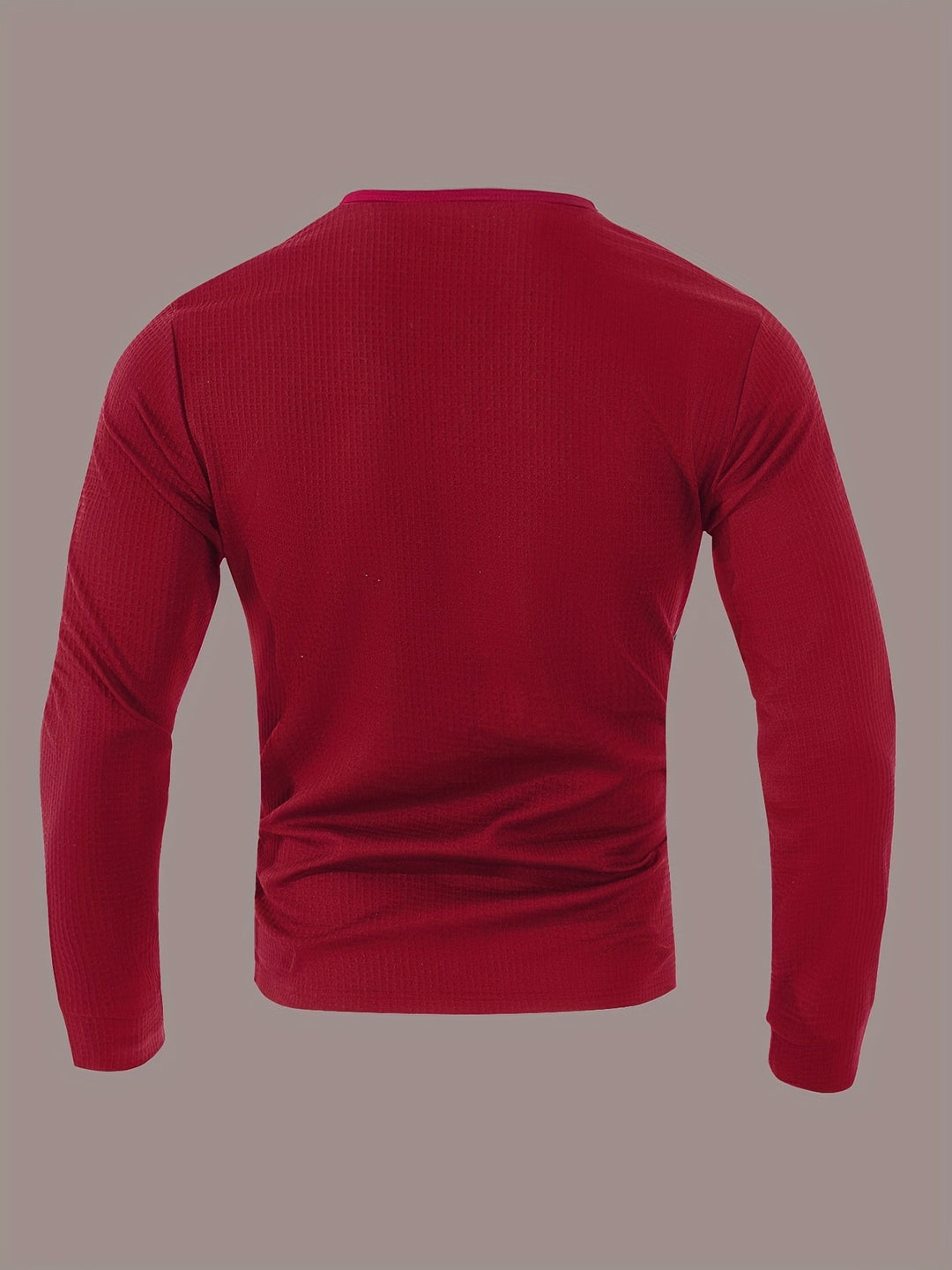 Curtis | Textured Long-Sleeve Henley