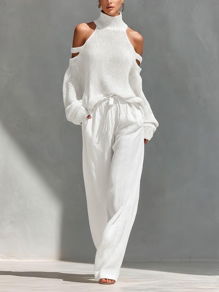 Larissa | Cold-Shoulder Two-Piece Set