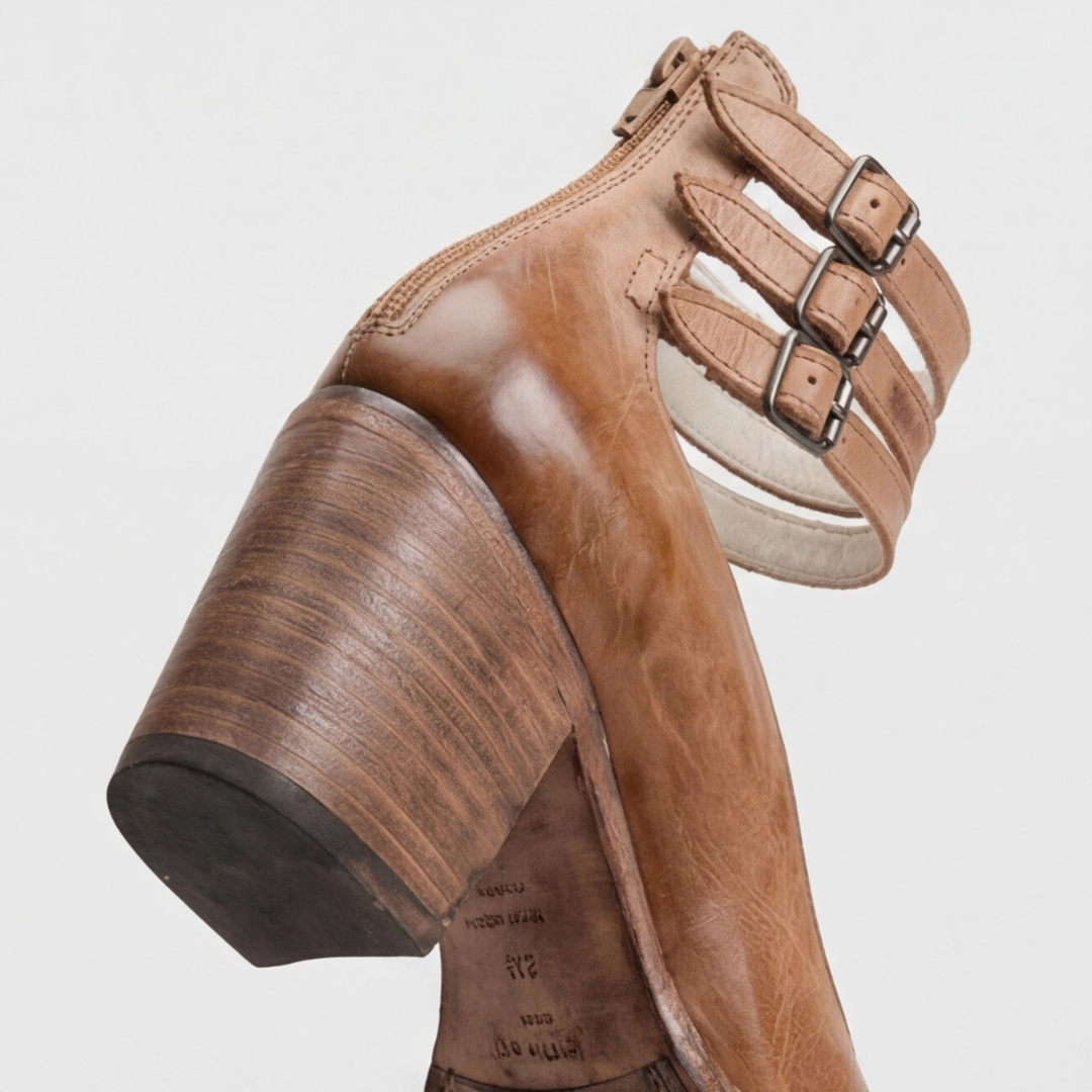 Summer | Elegant Retro Ankle Strap Heels