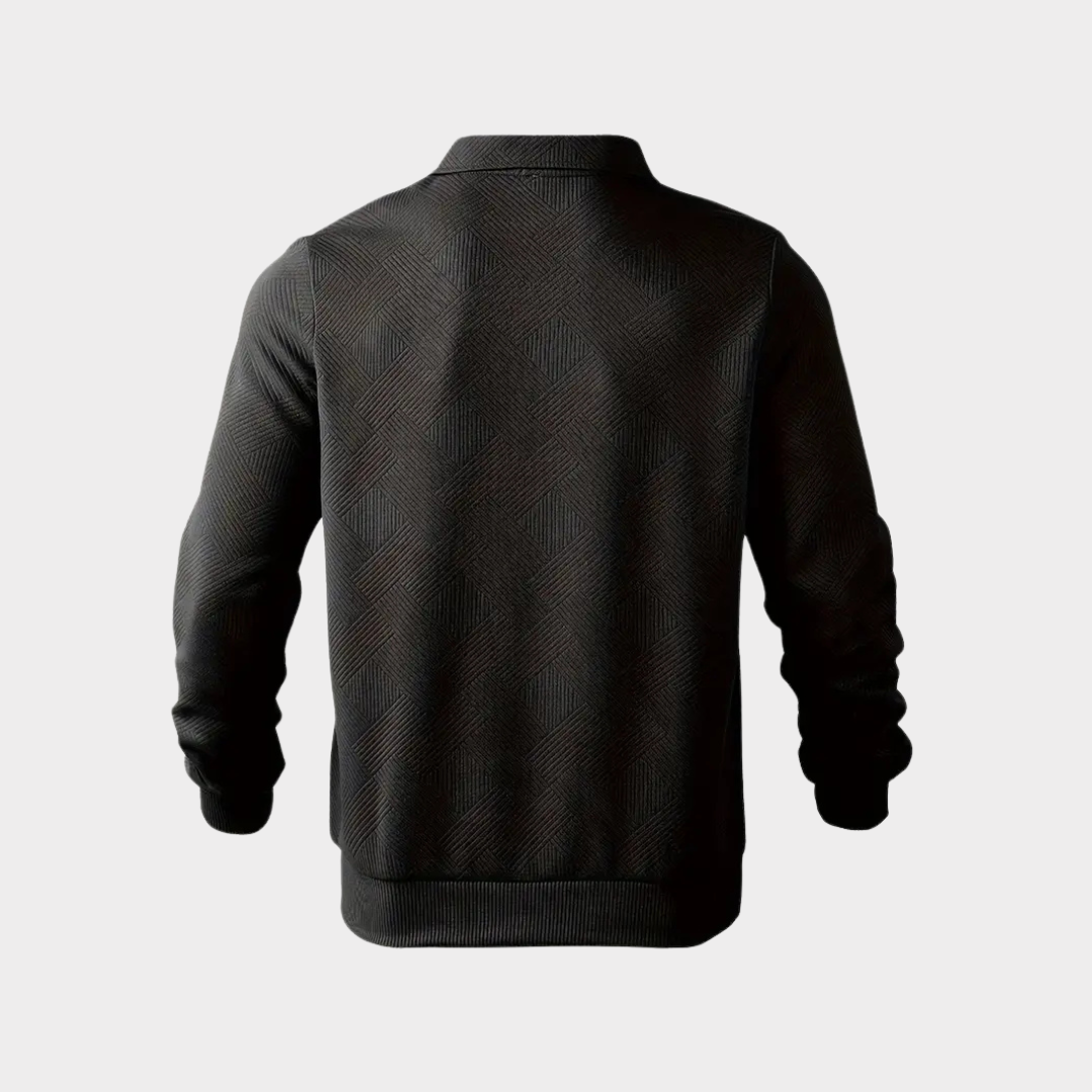 Hudson | Textured Half-Zip Pullover