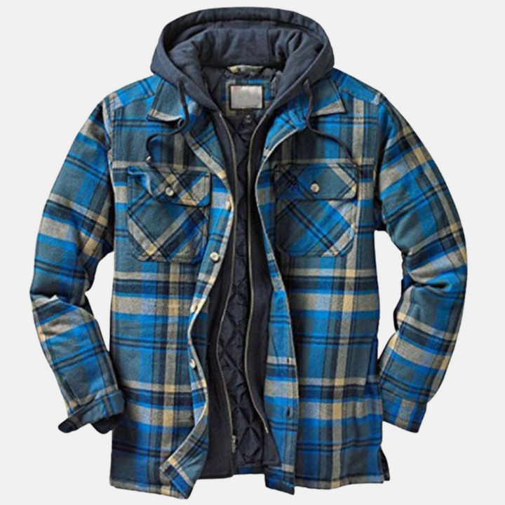Rhett | Rugged Hooded Plaid Jacket