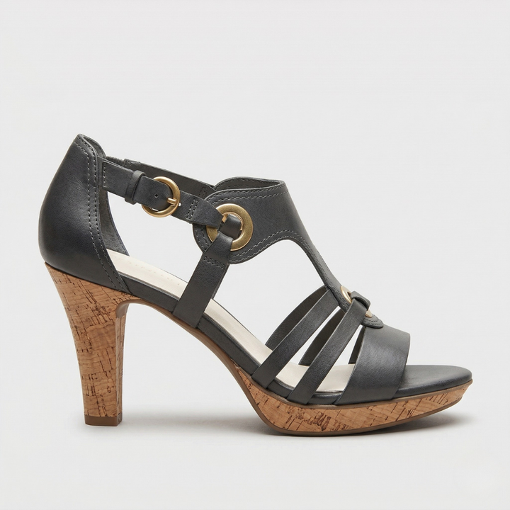 Serena | Orthopedic Strap Open Toe Heels