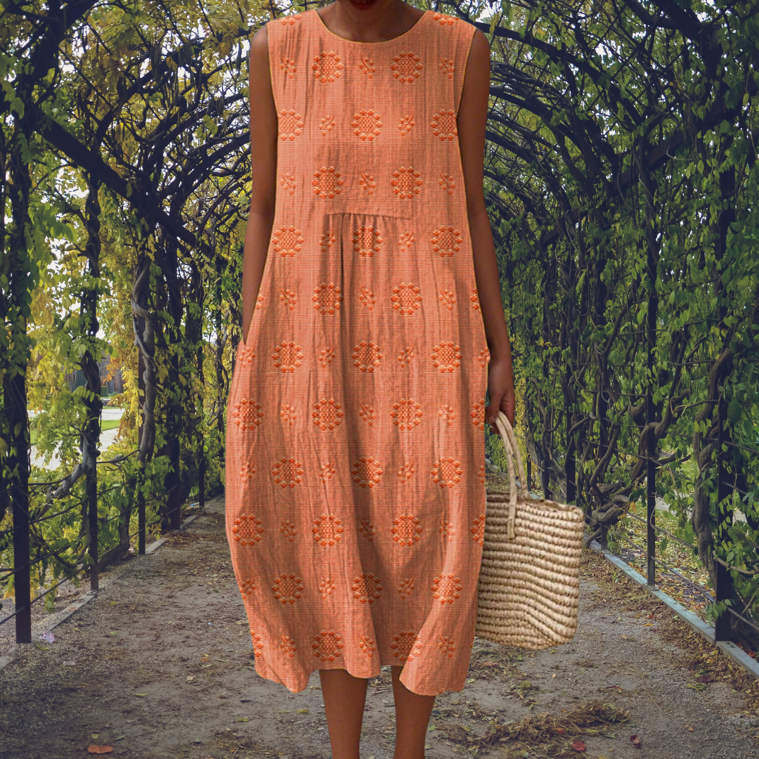 Ruby | Elegant Sleeveless Pocket Dress