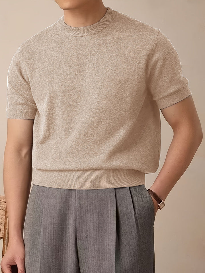 Reid | Refined Short-Sleeve Knit Top