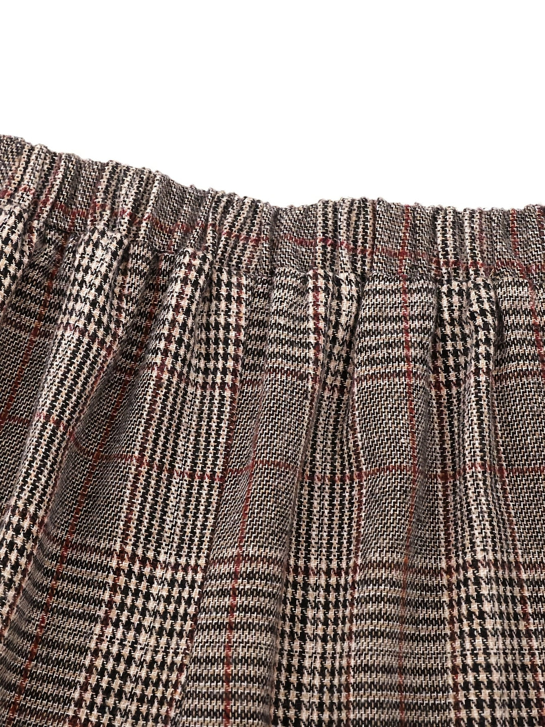 Matilda | Wide-Leg Plaid Trousers