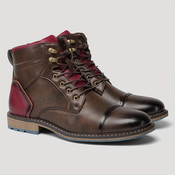 Rupert | Refined Cap-Toe Ankle Boots
