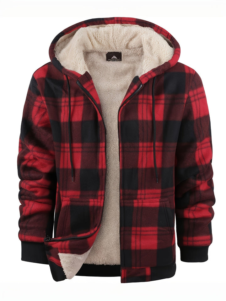 Declan | Cozy Hooded Zip-Up Jacket