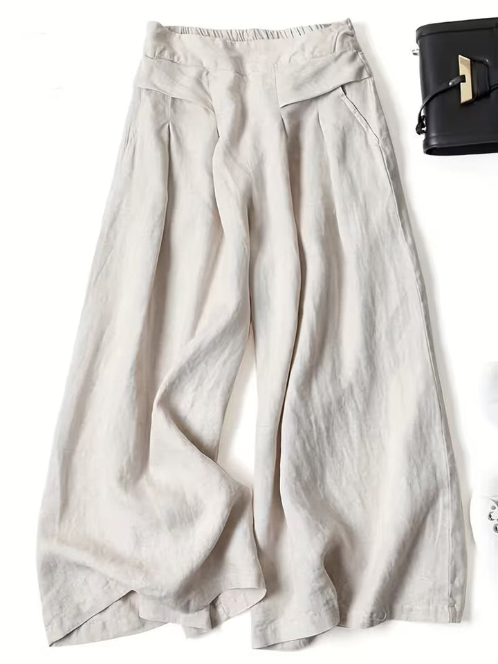Valeria | Breathable Loose Wide-Leg Trousers