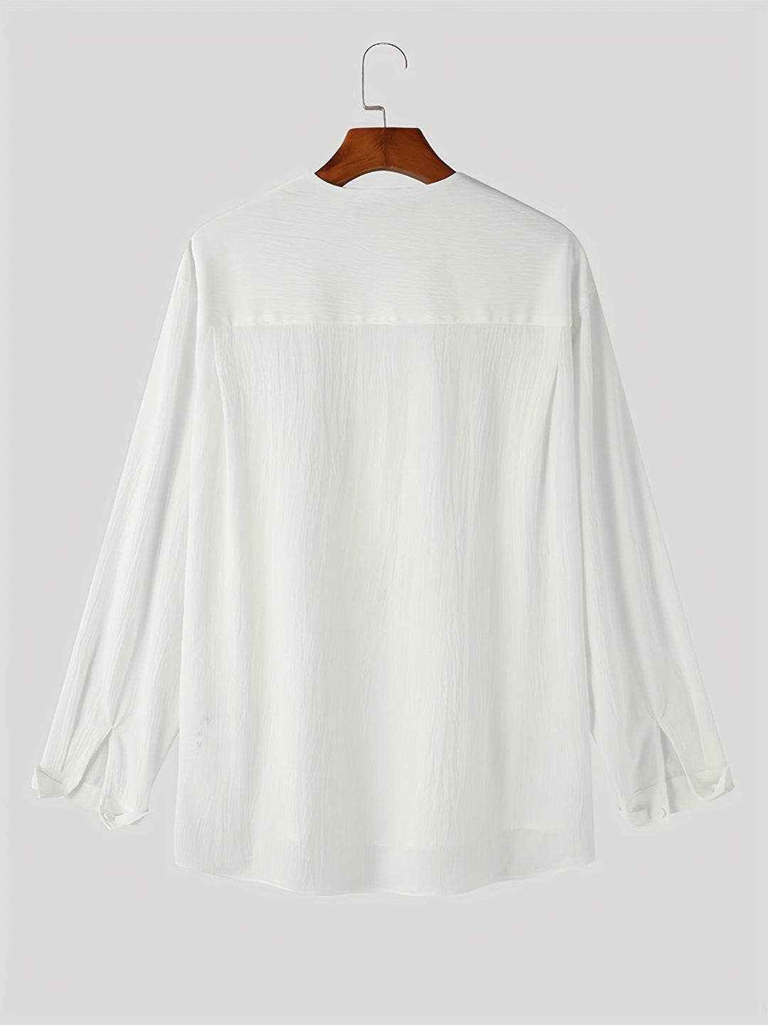 Franklin | Collarless V-Neck Shirt