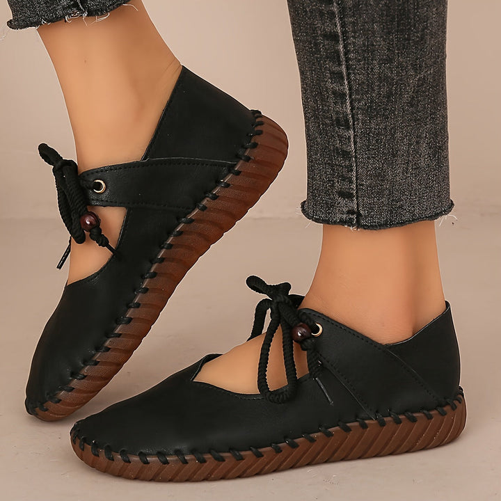 Annette | Handcrafted Lace-Up Flats