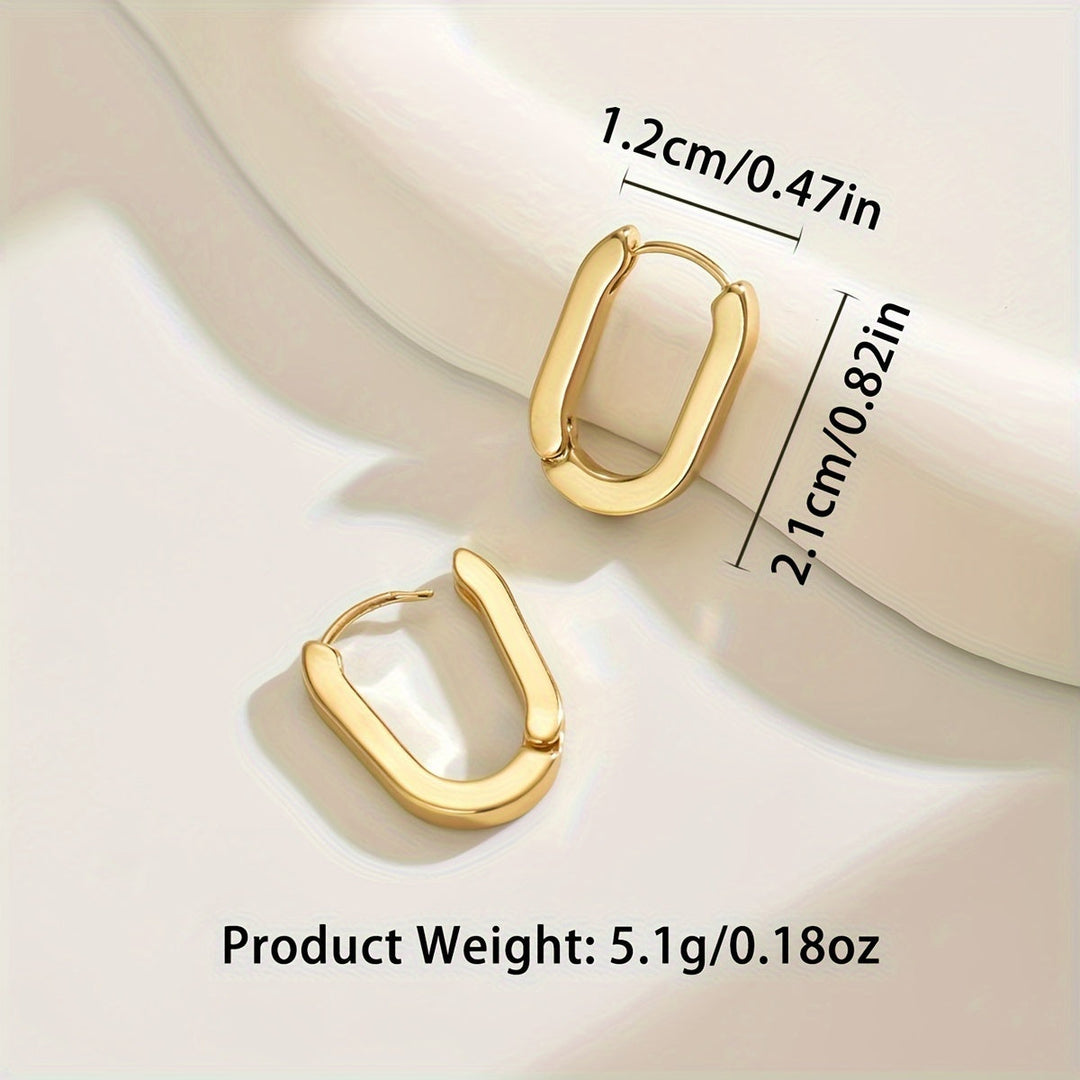 Wanda | Elegant Geometric Hoop Earrings
