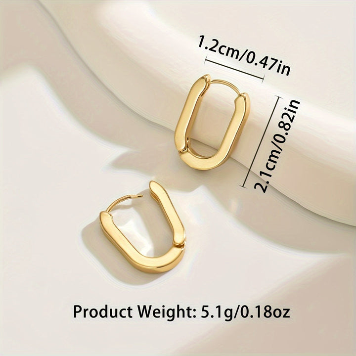 Wanda | Elegant Geometric Hoop Earrings