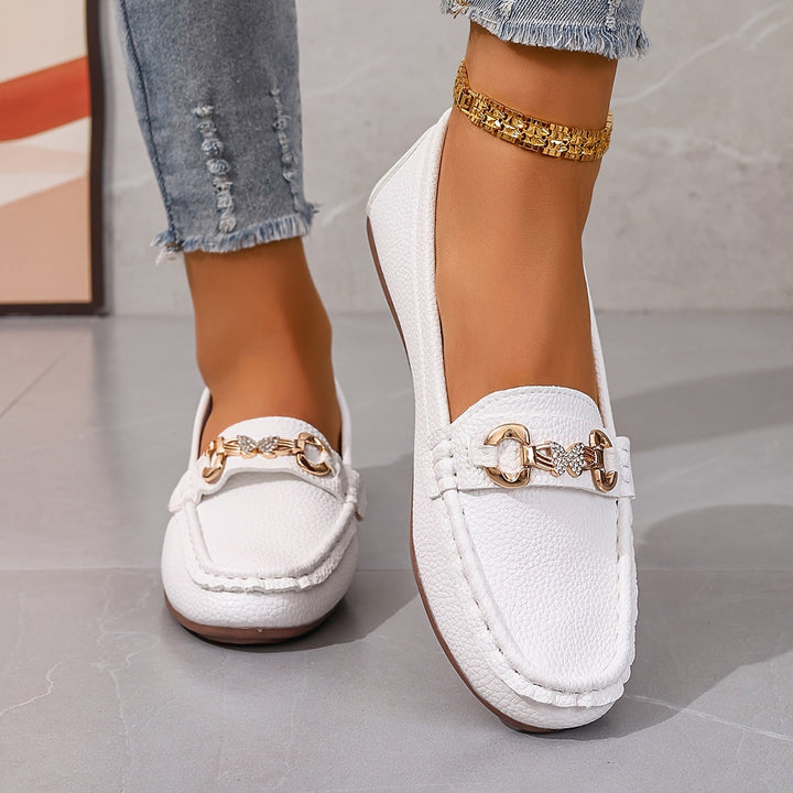 Nora | Elegant Buckle Loafers