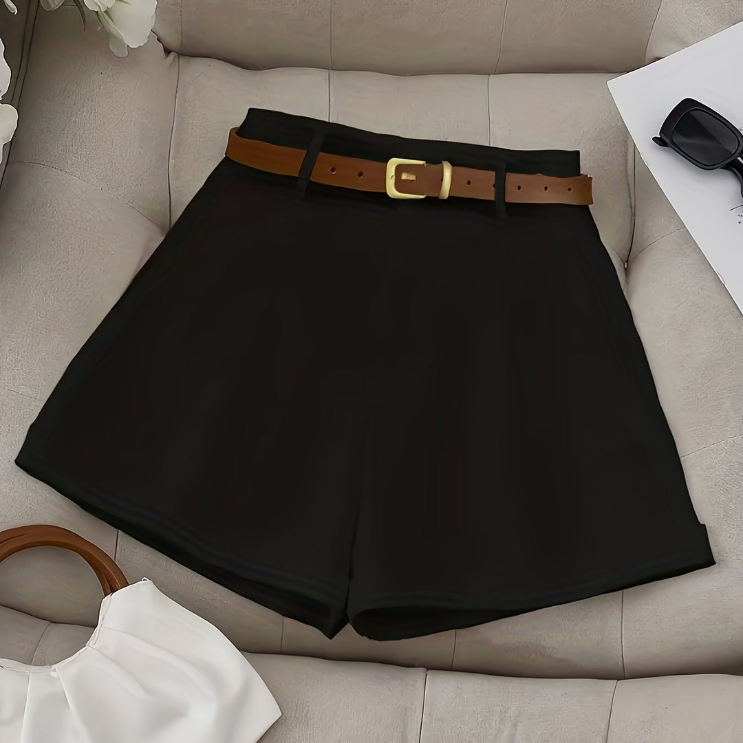 Blythe | Tailored High-Waist Shorts with Belt