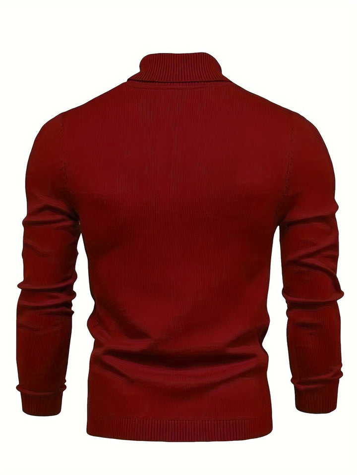 Malcolm | Classic Mock-Neck Jumper