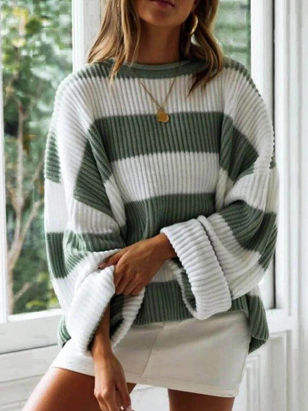 Ivy | Relaxed colourblock Jumper