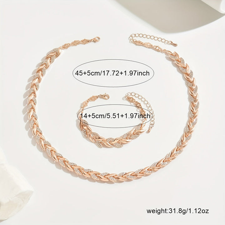 Marlene | Elegant Necklace and Bracelet Set