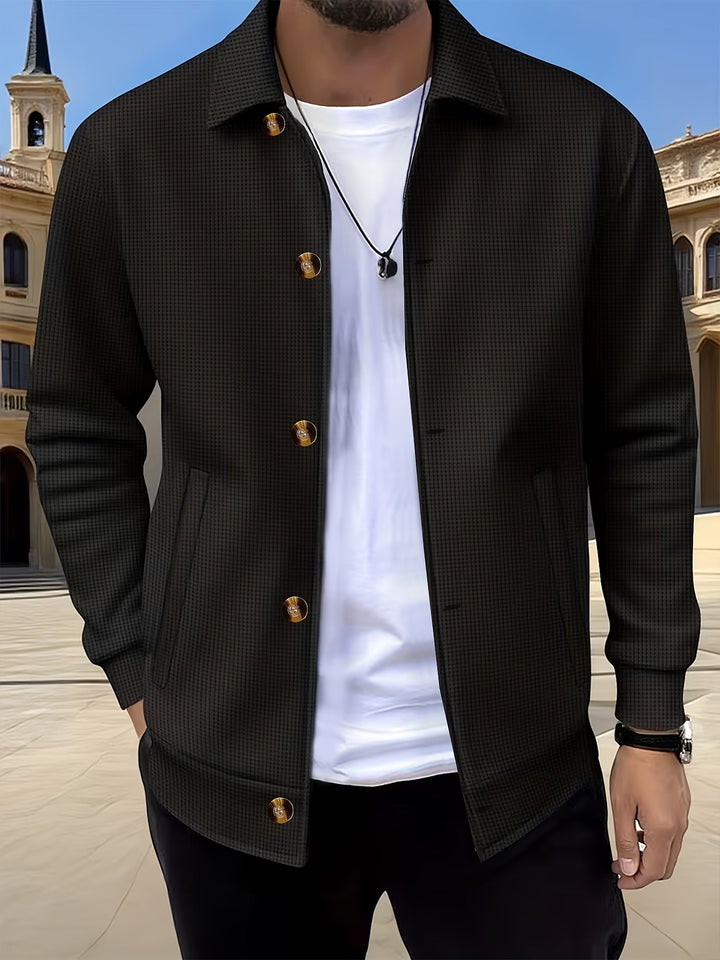 Foster | Textured Button-Up Jacket