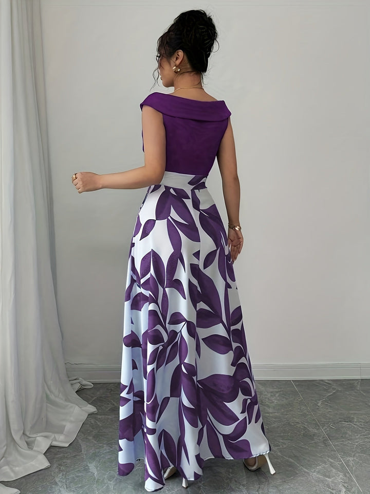 Lucille | Elegant Floral Maxi Dress