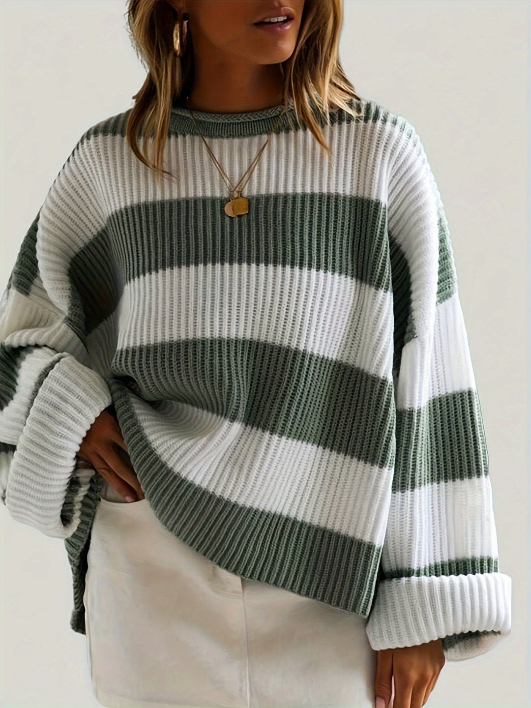 Ivy | Relaxed colourblock Jumper