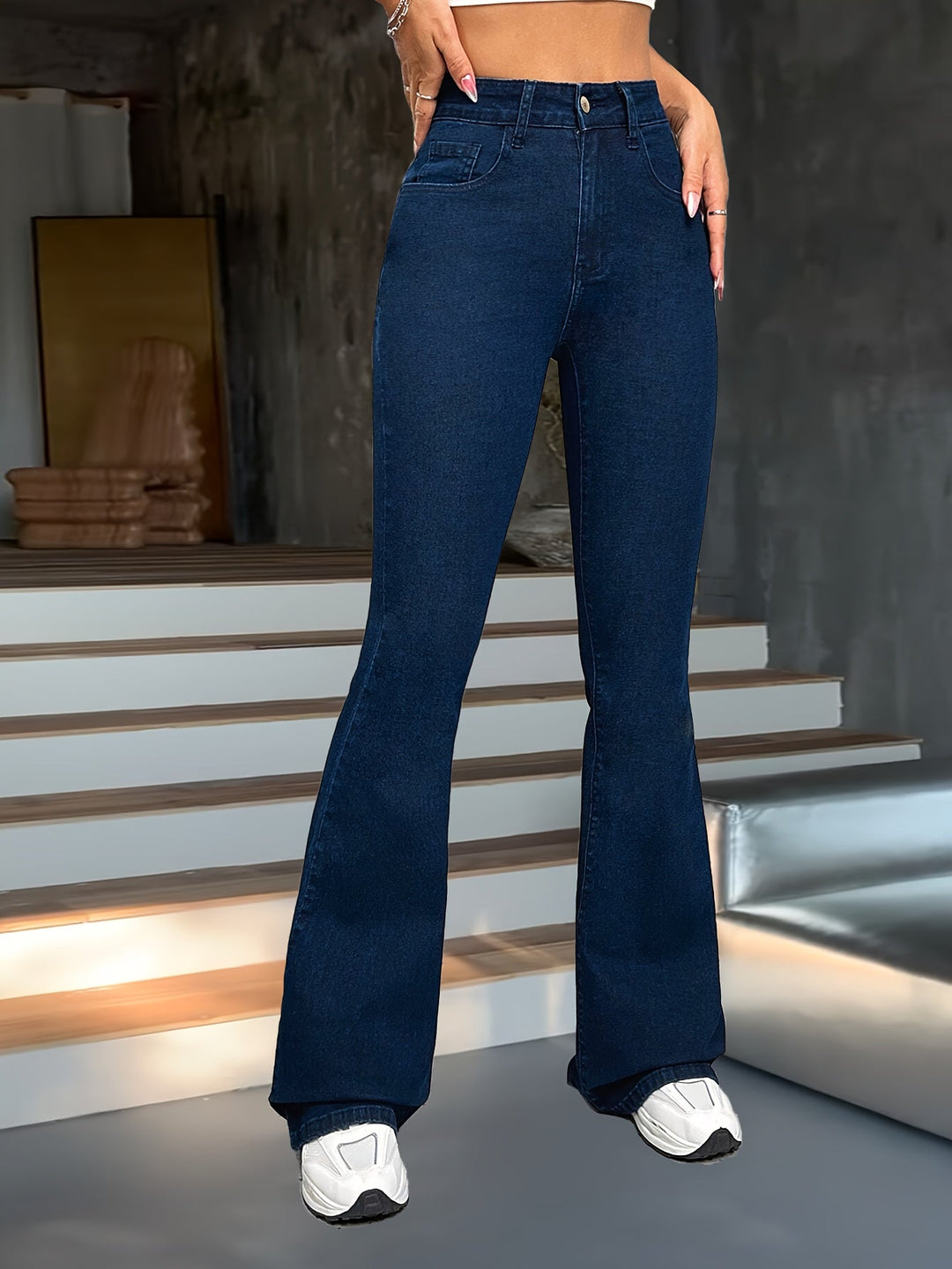 Winifred | High-Waisted Flared Trousers