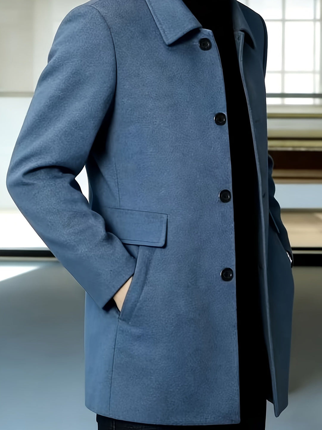 Gerard | Refined Single-Breasted Overcoat
