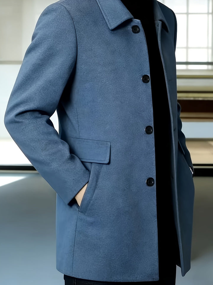 Gerard | Refined Single-Breasted Overcoat