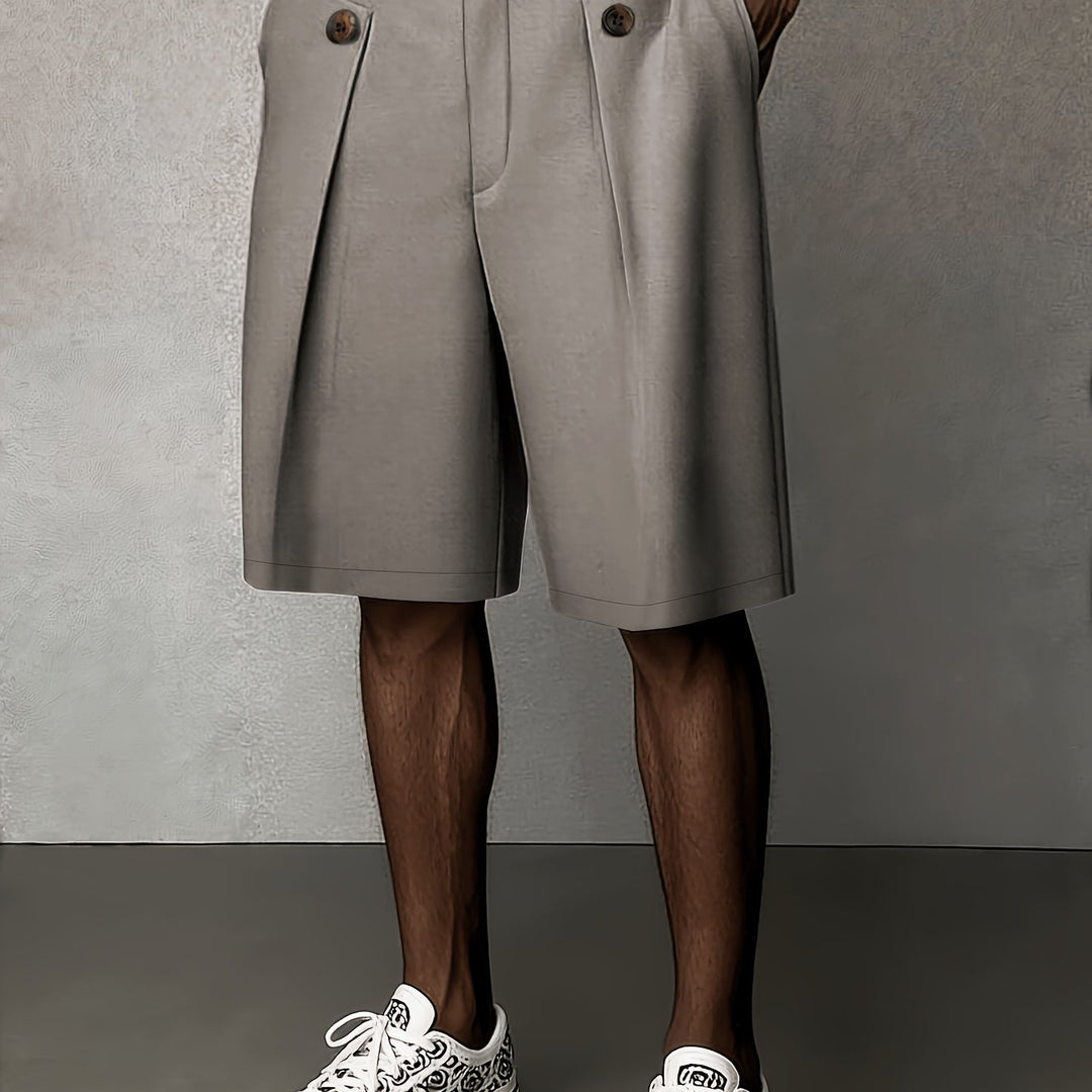 Harlan | Tailored Pleated Shorts