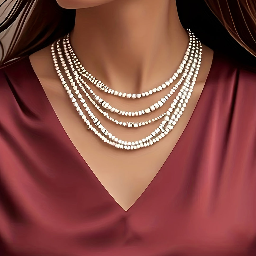 Estelle | Draped V-Neck Blouse