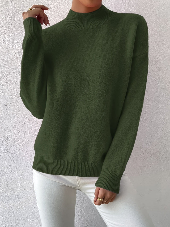 Lorelei | Refined Mock Neck Jumper