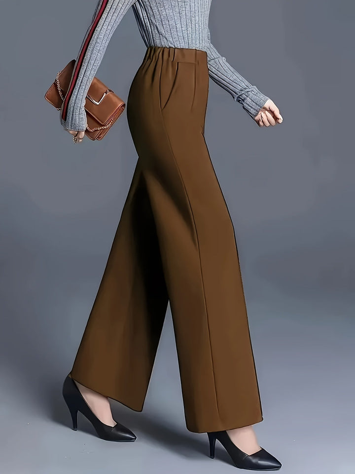 Claudia | High-Waisted Wide-Leg Trousers