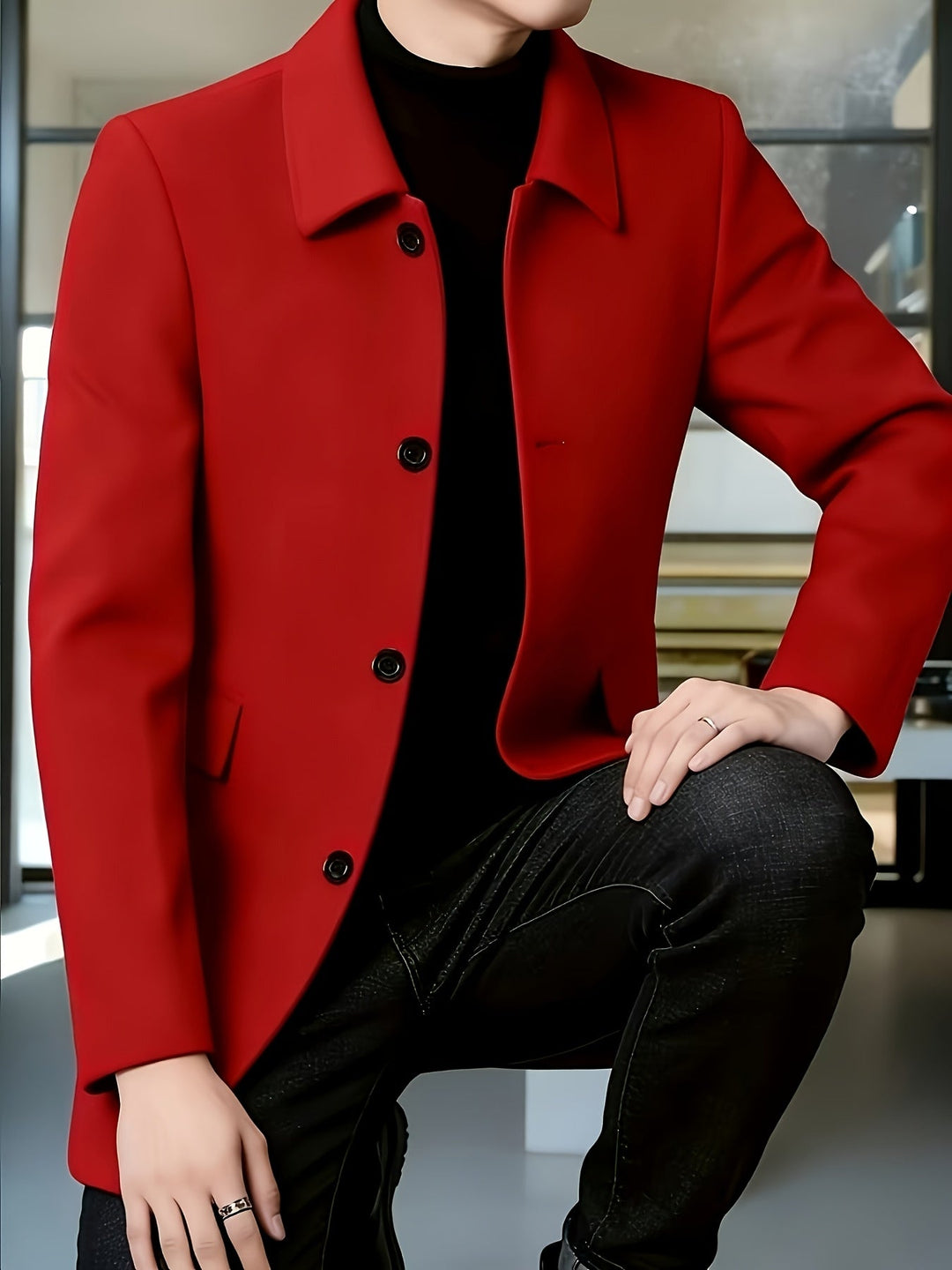 Gerard | Refined Single-Breasted Overcoat