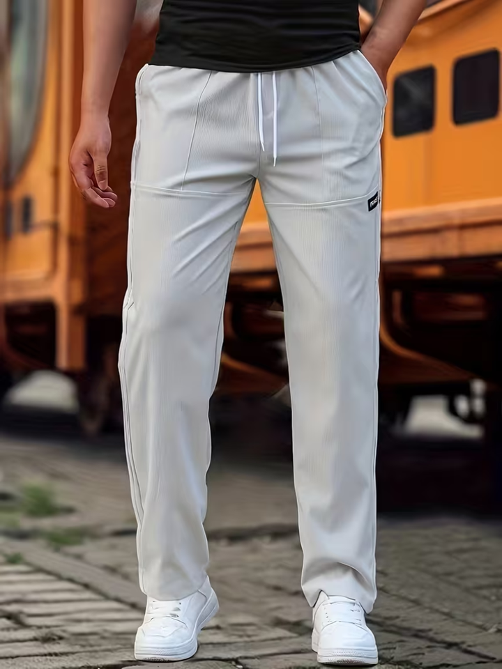 Ryan | Casual Lightweight Straight-Leg Trousers