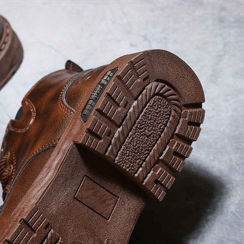 Duncan | Rugged High-Top Lace-Up Boots