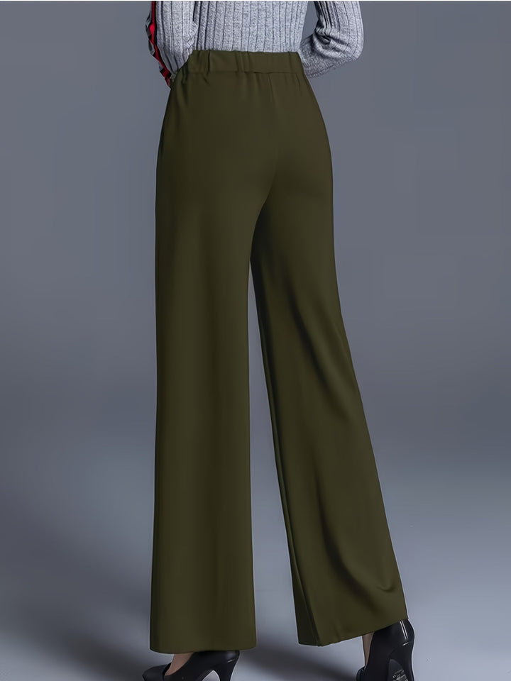Claudia | High-Waisted Wide-Leg Trousers