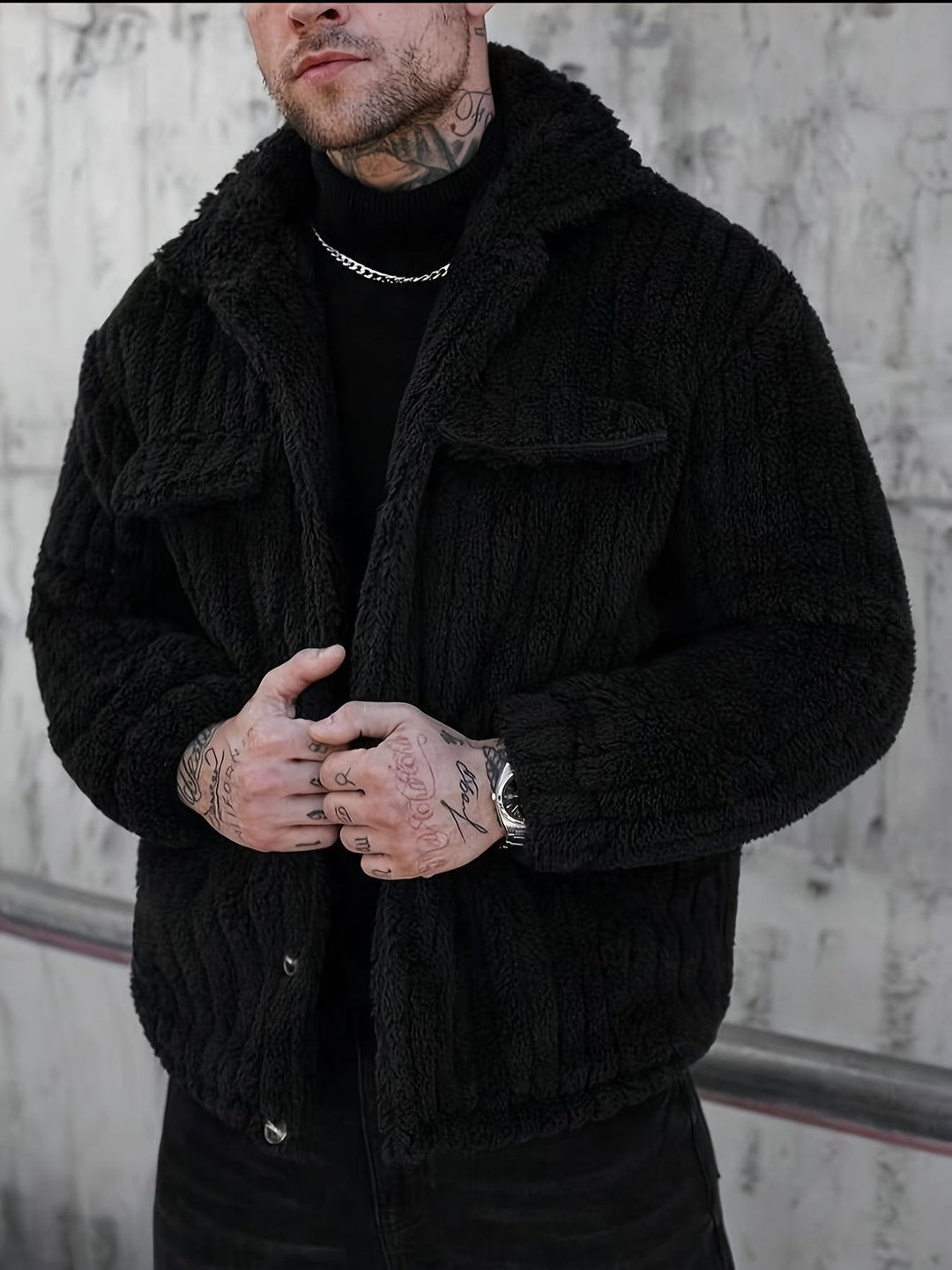 Owen | Textured Button-Up Jacket