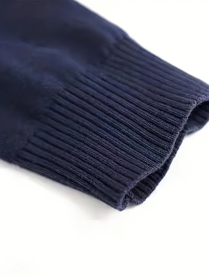 Malcolm | Classic Mock-Neck Jumper