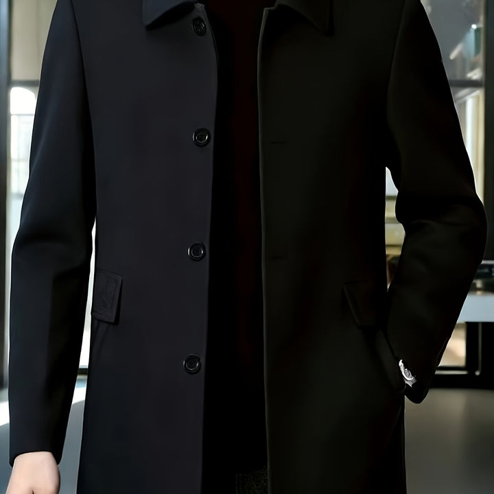 Gerard | Refined Single-Breasted Overcoat