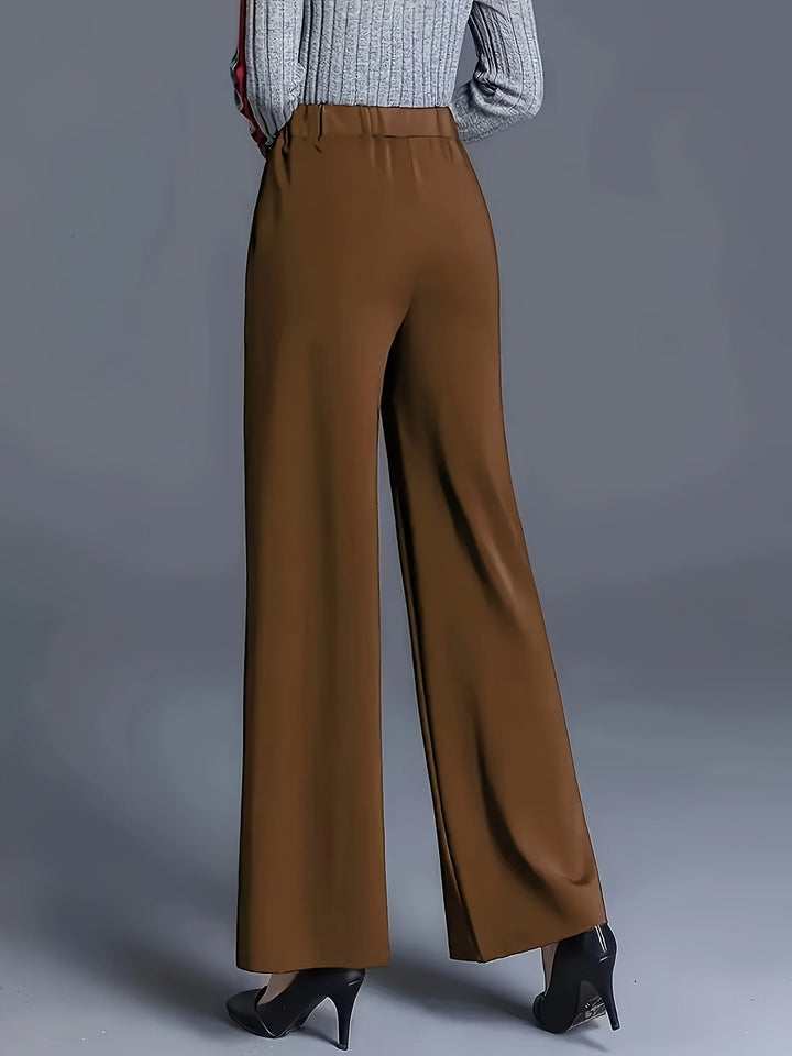 Claudia | High-Waisted Wide-Leg Trousers