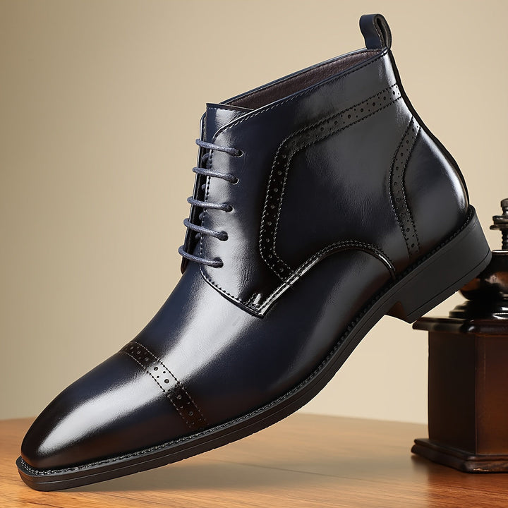 Everly | Refined Cap-Toe Ankle Boots